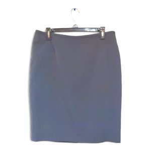 Women's Le Suit Skirt Sz 10P Dark Gray Pencil Straight